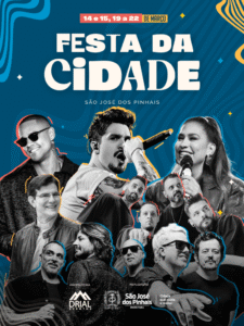 Festa da Cidade de São José dos Pinhais: confira os horários previstos para cada atração